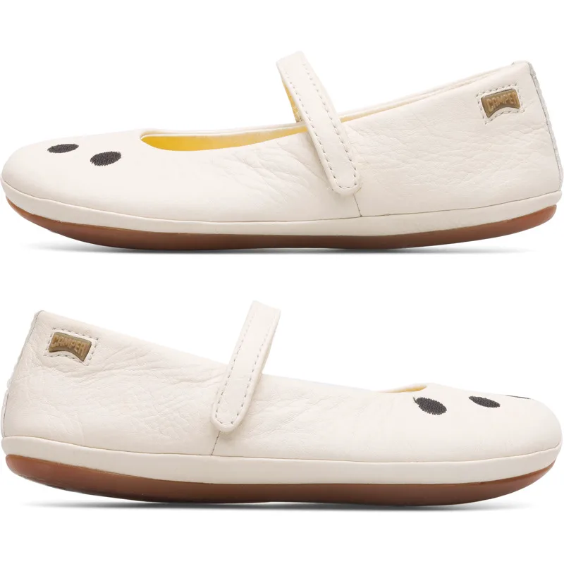 CAMPER Twins - Μπαλαρίνες Για Κορίτσια - Μπεζ, Μέγεθος 29, Smooth leather
