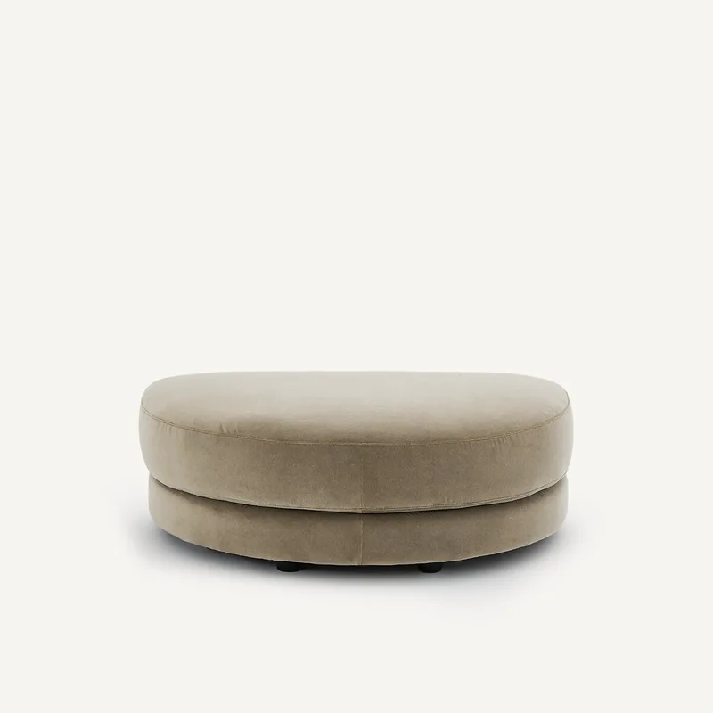 Υποπόδιο σύνθεσης από stonewashed βελούδο