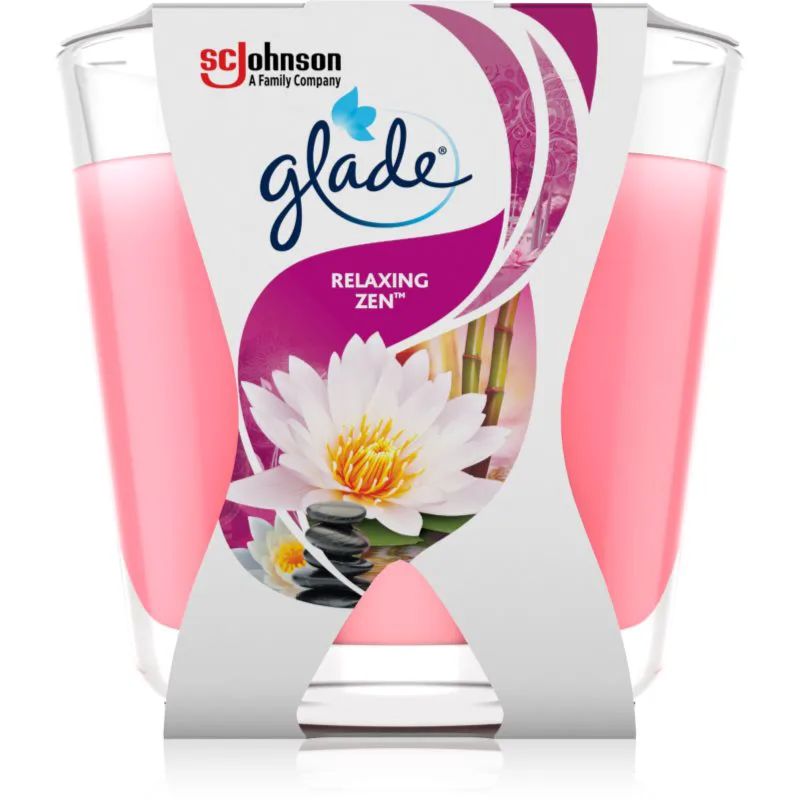 GLADE Relaxing Zen αρωματικό κερί 70 γρ