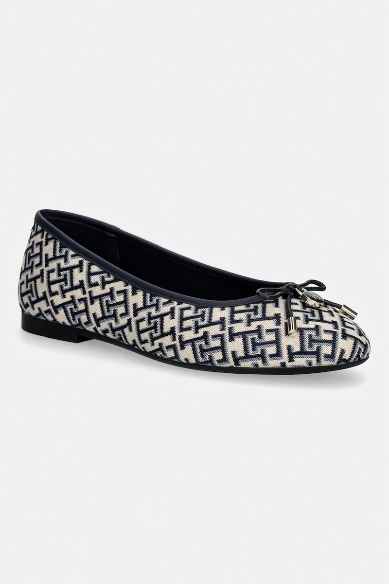 Tommy Hilfiger μπαλαρίνες TH CHARM JACQUARD BALLERINA