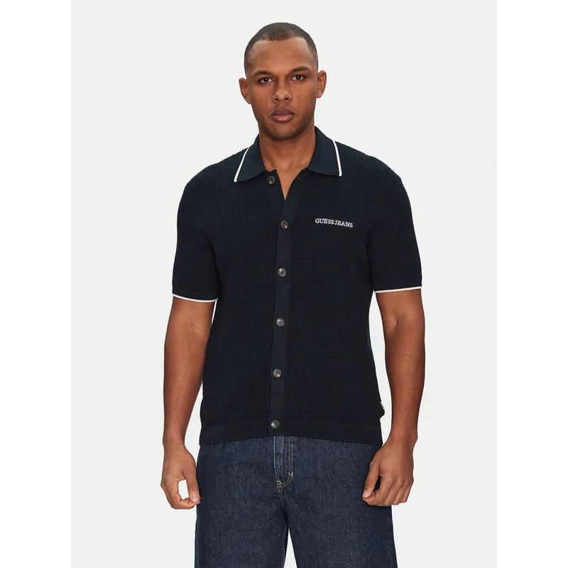 Guess Jeans Polo M5GR18 Z3HM1 Σκούρο μπλε Regular Fit