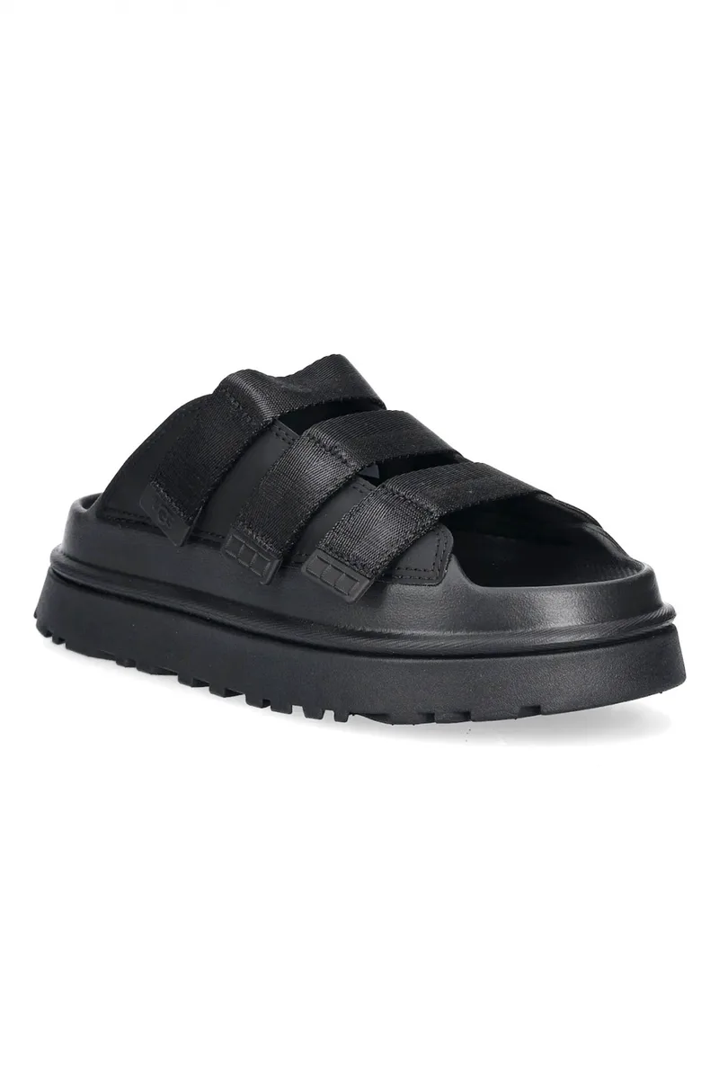 UGG ΠΑΠΟΥΤΣΙΑ ΠΑΝΤΟΦΛΕΣ GOLDENGLOW SLIDE LOGO MAΥΡΟ