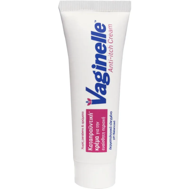 Wellcon Vaginelle Anti Itch Cream Καταπραϋντική Κρέμα για τον Κνησμό & τον Ερεθισμό του Δέρματος της Ευαίσθητης Περιοχής 25ml