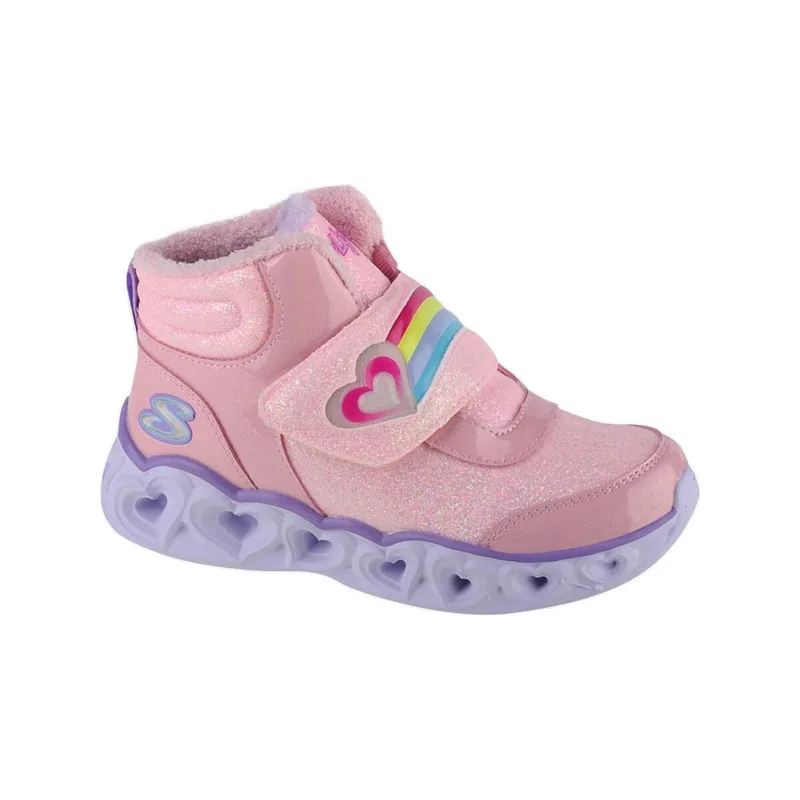Μπότες για σκι Skechers Bottines Heart Lights - Brilliant Rainbow synthétique