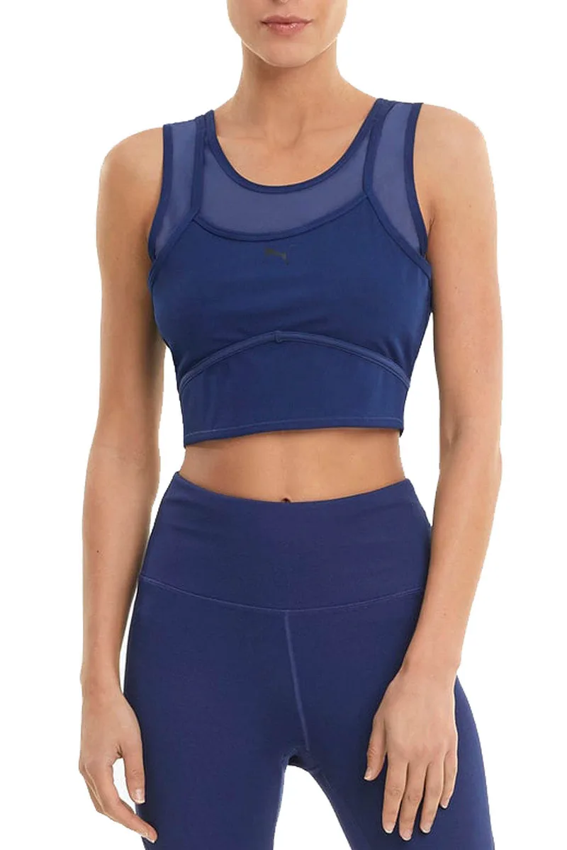 Μπουστάκι Puma Studio Layered Crop Top 520223-12 Γυναικείο