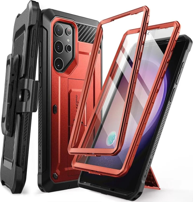 Ανθεκτική Θήκη - Samsung Galaxy S24 Ultra - Supcase Unicorn Beetle Pro Set - Ruddy (843439138933)