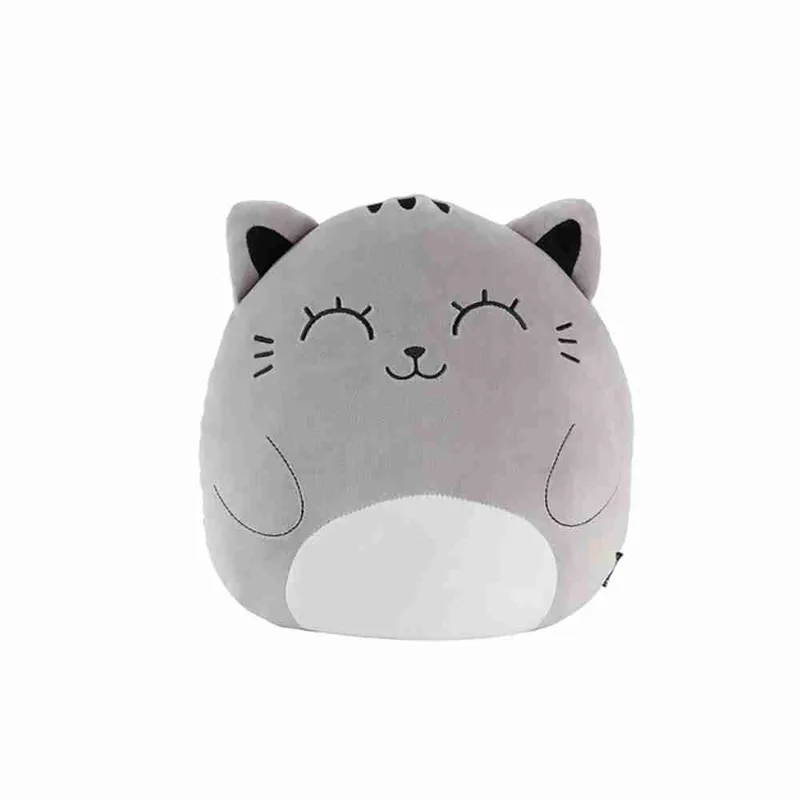Απαλό Λούτρινο Μαξιλάρι iTotal Grey Cat XL2204C Κάθετο 33cm