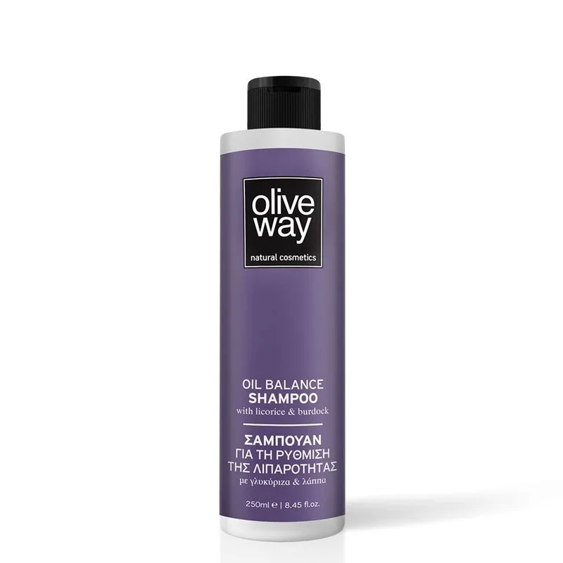 OLIVEWAY Σαμπουάν για τη Ρύθμιση της Λιπαρότητας 250ml