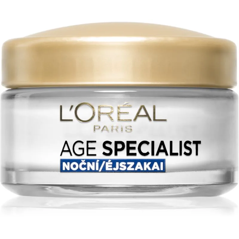 L’Oréal Paris Age Specialist 65+ θρεπτική κρέμα νύχτας ενάντια στις ρυτίδες 50 ml