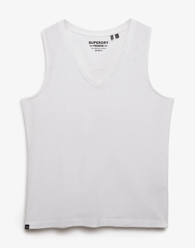 SUPERDRY D3 STUD STUDIOS VEE NECK VEST ΜΠΛΟΥΖΑ ΓΥΝΑΙΚΕΙΟ W6012173A-01C White