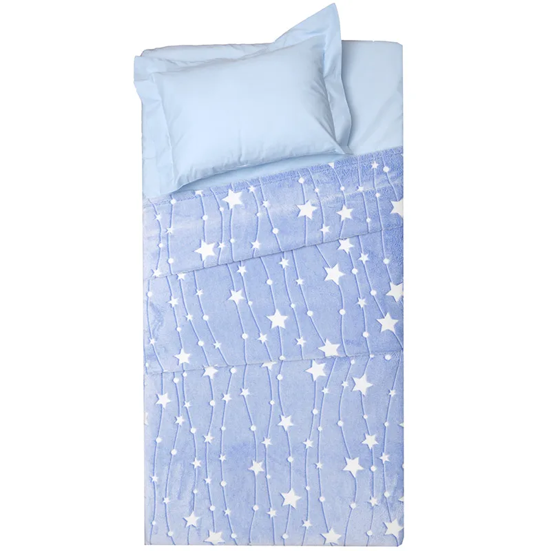 Κουβέρτα Fleece Μονή 150X220 Viopros Αστερ Σιέλ (150x220)
