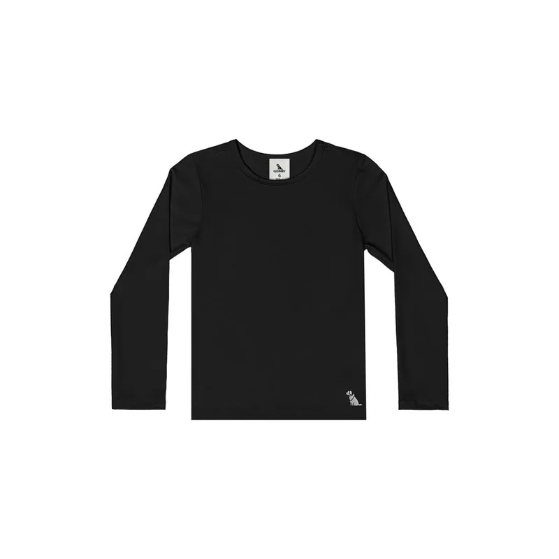 Μπλούζα παραλίας UV unisex Quimby kids-0703/34514/Black
