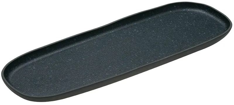ΠΙΑΤΕΛΑ HOME FASHION ACCESSORIES GRANITE ΟΒΑΛ ΠΟΡΣΕΛΑΝΗ ΜΠΛΕ 50,5X18X2CM