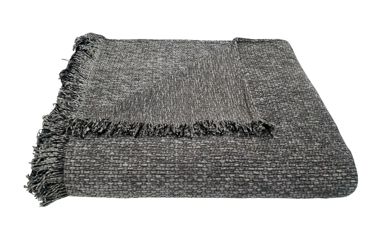 Ριχτάρι Πολυθρόνας ΚΟΜΒΟΣ Chenille Ψάθα Light Grey 180x180
