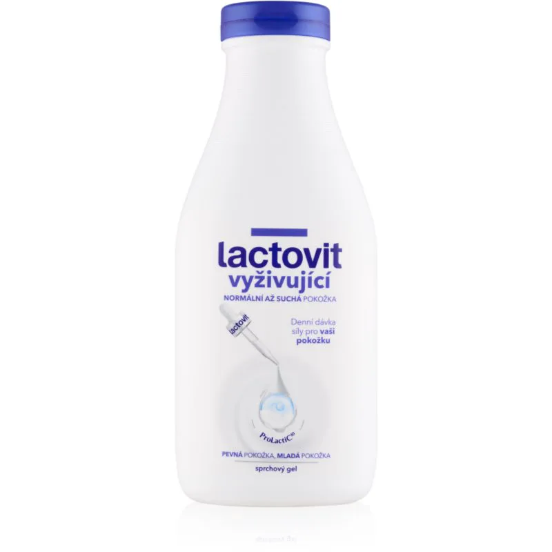 Lactovit Original θρεπτικό τζελ για ντους για κανονικό και ξηρό δέρμα 500 ml