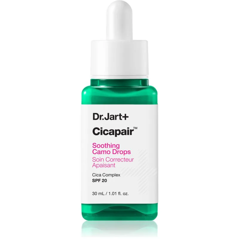 Dr. Jart+ Cicapair™ Soothing Camo Drops ελαφρύ fluid με χρώμα και SPF 20 30 ml