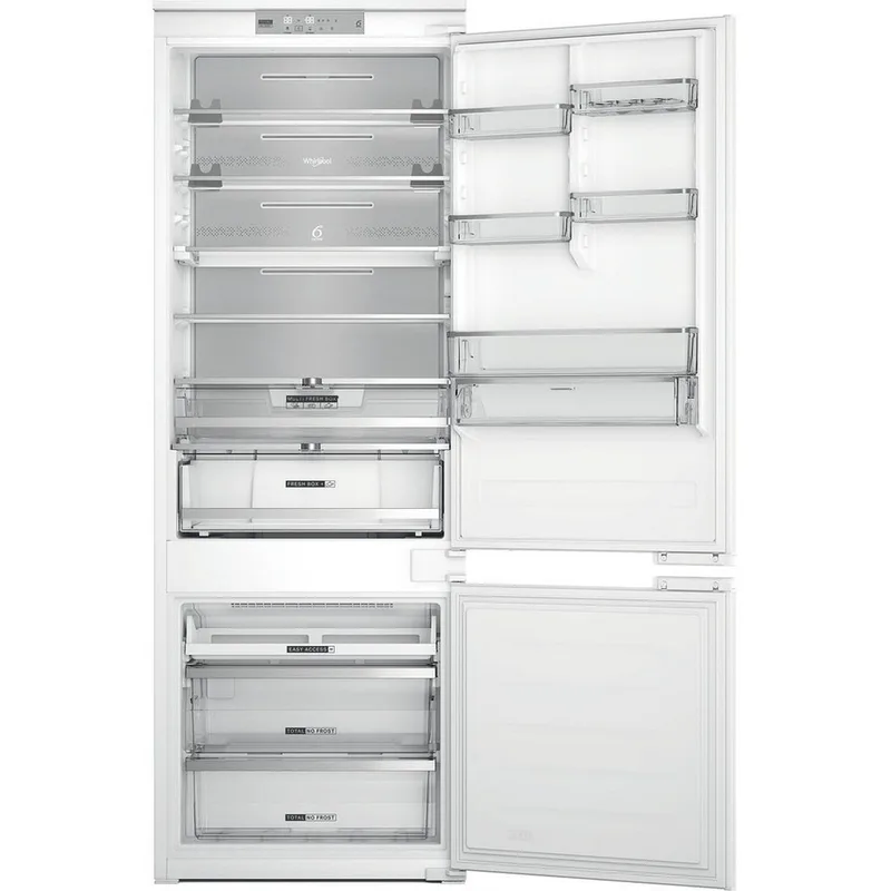 Whirlpool WH SP70 T241 P Retro Εντοιχιζόμενος Ψυγειοκαταψύκτης 394lt, Total NoFrost, E (Υ193.5xΠ69xΒ55.1εκ) WH SP70 T241 P
