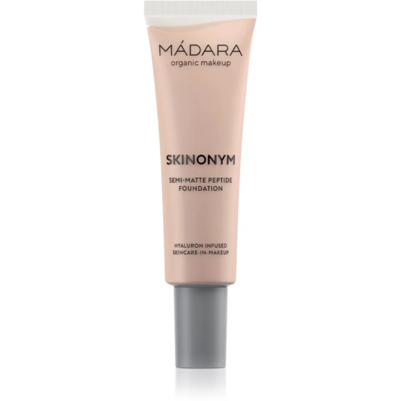 MÁDARA Skinonym Semi-Matte Peptide μακράς διαρκείας μεικ απ με πεπτίδια απόχρωση Rose Ivory 30 30 ml