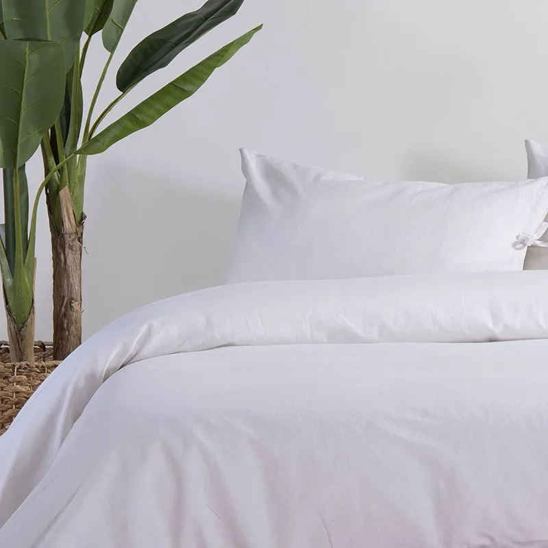 Σεντόνι Μεμονωμένο Υπέρδιπλο 240X270 Nef Nef Cotton-Linen Ecru Χωρίς Λάστιχο (240x270)