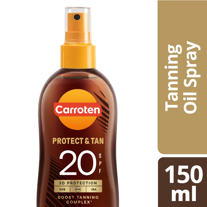 Αντηλιακό Λάδι Μαυρίσματος Protect & Tan Spray Spf20 150ml