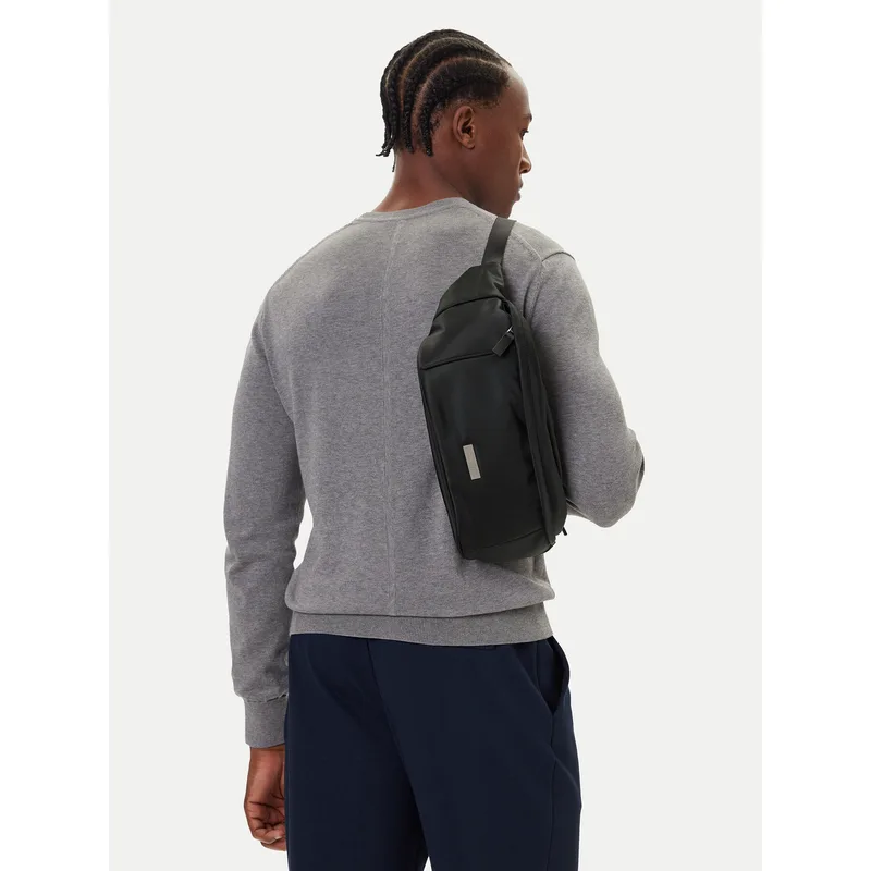 Τσαντάκι Μέσης Calvin Klein Sleek Waistbag Sling LV04D3148G Μαύρο