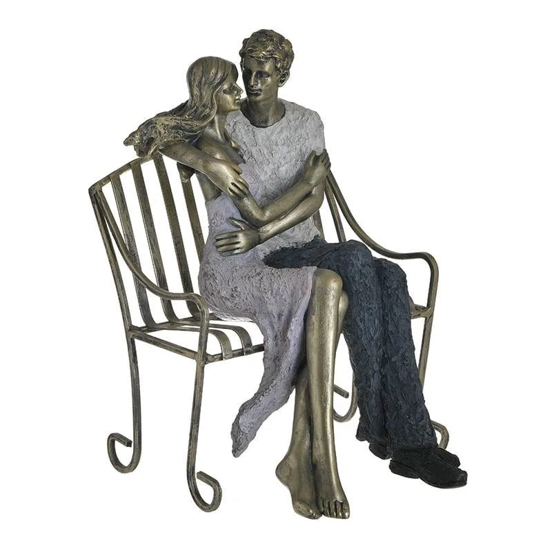 Διακοσμητικό Επιτραπέζιο Ζευγάρι Polyresin Multi inart 22x19x28εκ. 3-70-287-0065 (Υλικό: Polyresin) - inart - 3-70-287-0065