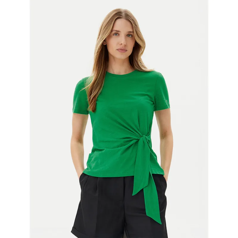 Tommy Hilfiger T-Shirt WW0WW44559 Πράσινο Regular Fit