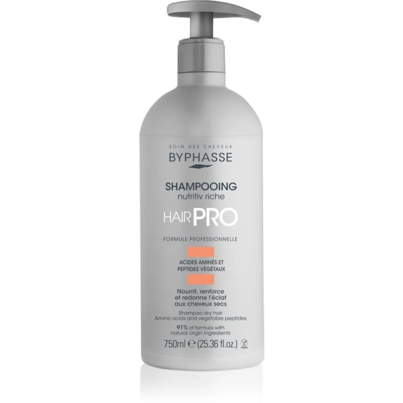 BYPHASSE Hair Pro σαμπουάν για σγουρά και σπαστά μαλλιά 750 ml