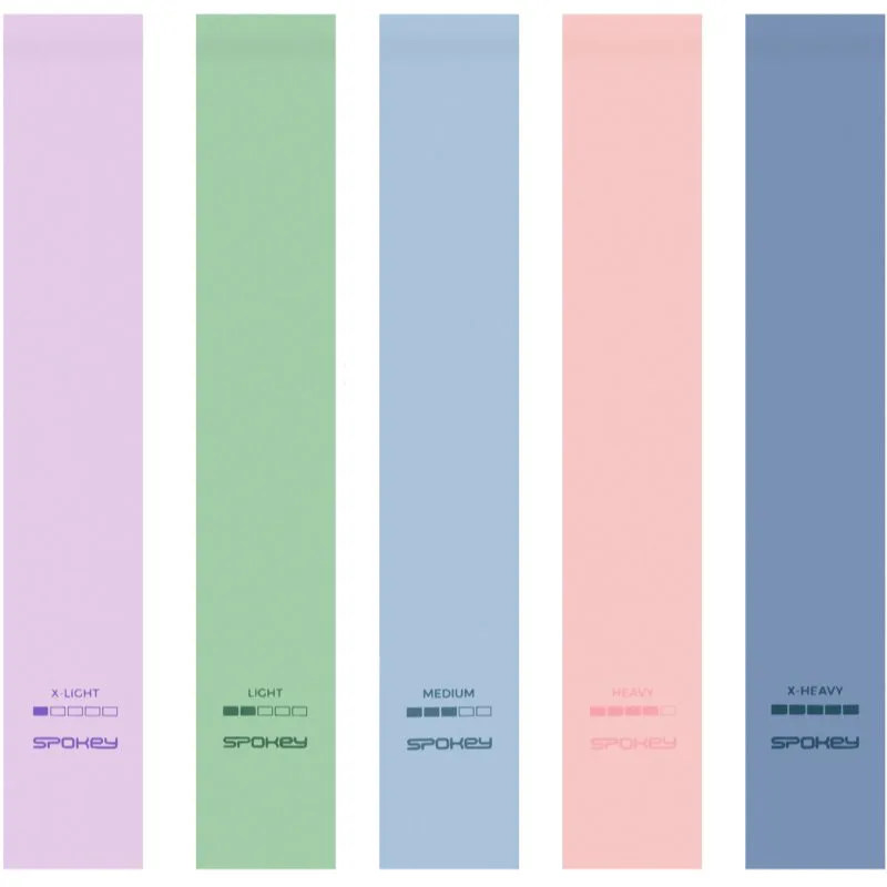 Spokey Artio Set σετ λάστιχα αντίστασης Pastel