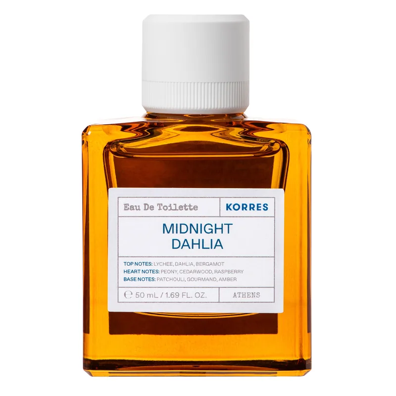 Korres Midnight Dahlia Eau De Toilette Γυναικείο Άρωμα με Νότες από Ντάλια, Κόκκινα Μούρα & Παιώνια 50ml