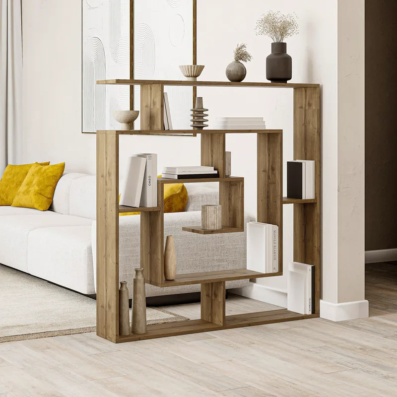 Βιβλιοθήκη Labirent - Hitit 855Dte5305 (125x128,6x22 cm)