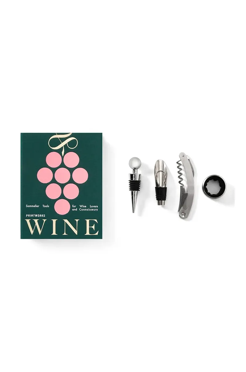 Σετ κρασιού Printworks The Essentials 4-pack