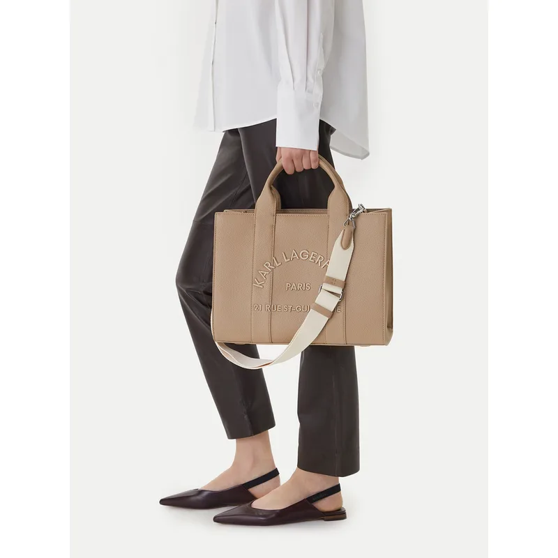 Τσάντα KARL LAGERFELD B1W30041 Καφέ