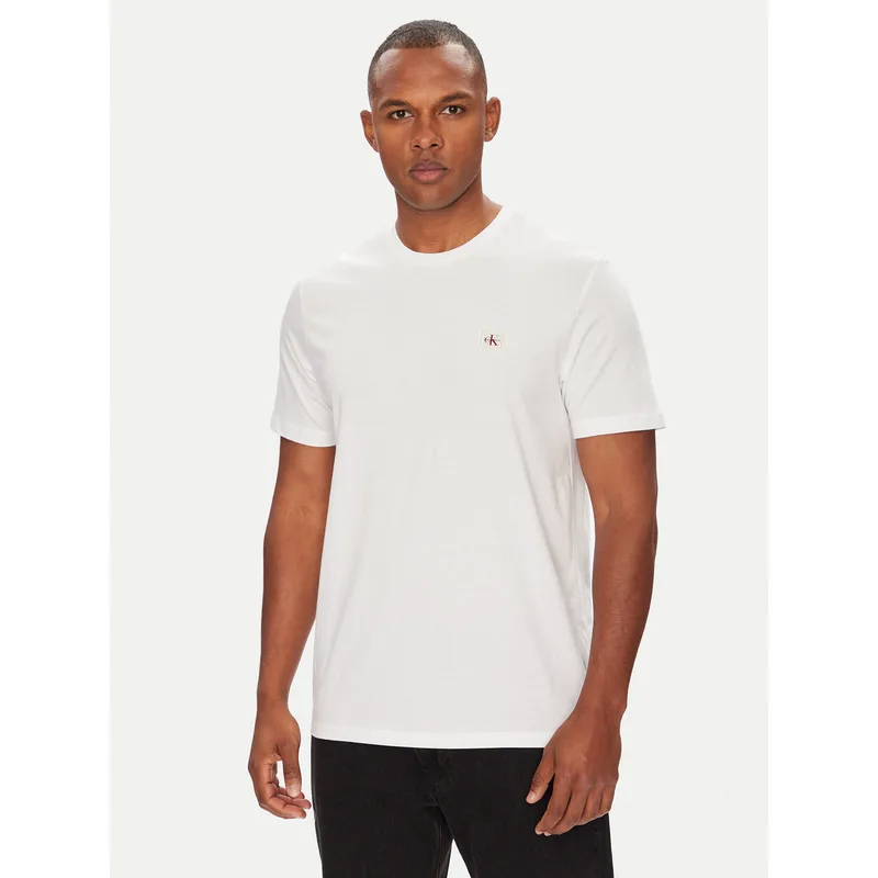 Calvin Klein Jeans T-Shirt LV04RC272G Λευκό Regular Fit