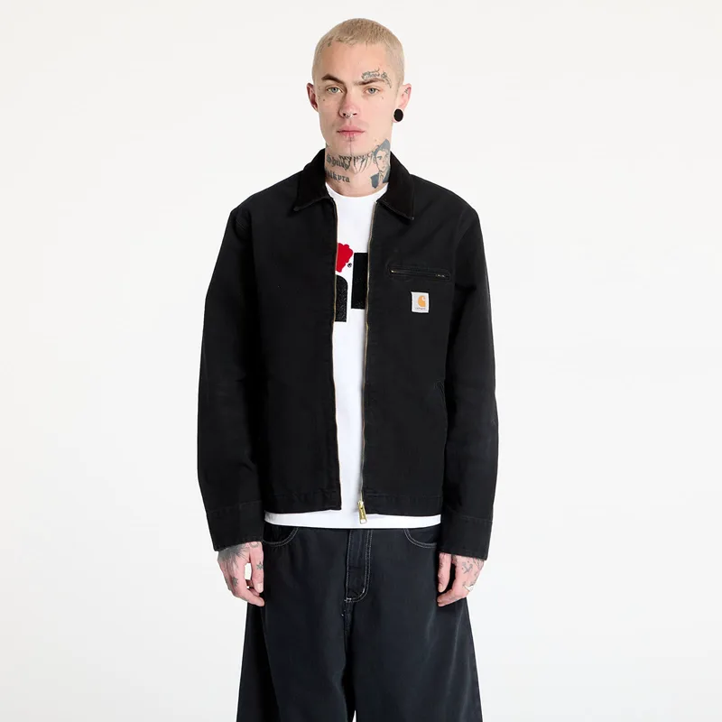 Μπουφάν Carhartt WIP Detroit Jacket UNISEX Black/ Black Stone Canvas XL