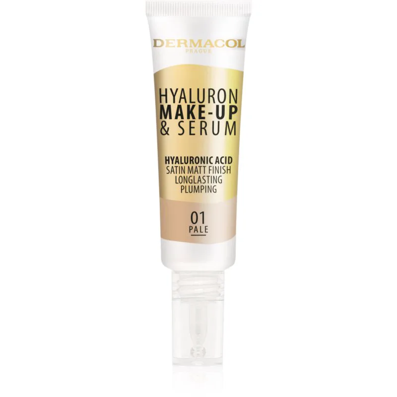 Dermacol Hyaluron ελαφρύ μεικ απ με υαλουρονικό οξύ απόχρωση 01 Pale 25 γρ