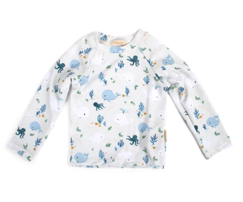 Filibabba Nor UV Shirt Christian's Whale Tales