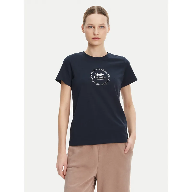 Helly Hansen T-Shirt Core 54592 Σκούρο μπλε Regular Fit