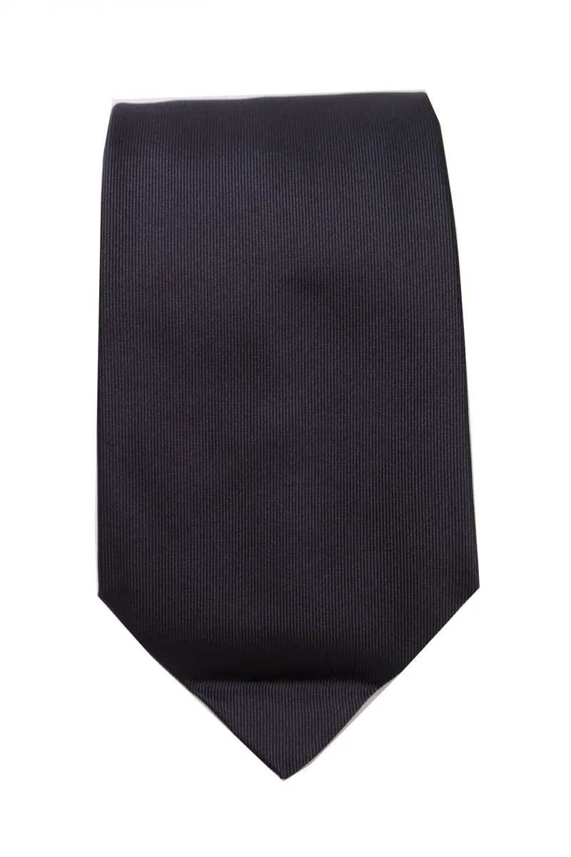 GIORGIO ARMANI ΓΡΑΒΑΤΑ 8.5 CM ΡΙΓΕΣ ΑΝΘΡΑΚΙ