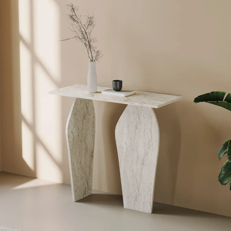 Έπιπλο Υποδοχής Arya - Travertine 552Nos1919 (100x90x40 cm)