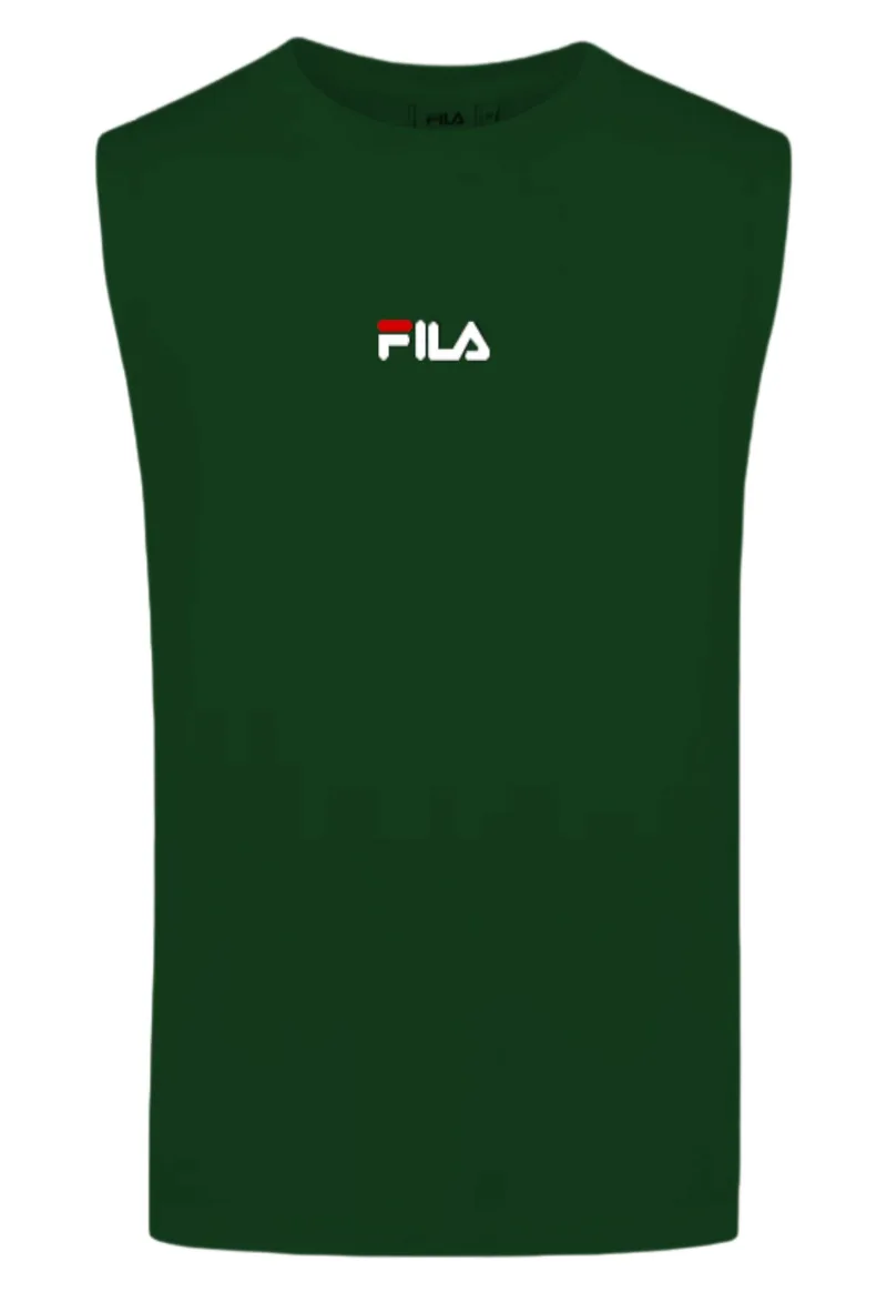 Μπλούζα Αμάνικη Fila Small Logo APCDMS25001-POSYGRN Ανδρικό