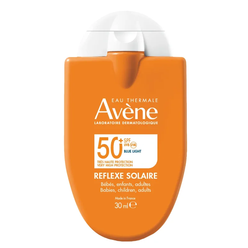 Avene Reflexe Solaire Spf50+ Face & Body Fluid Λεπτόρρευστη Αντηλιακή Κρέμα Προσώπου, Σώματος Πολύ Υψηλής Προστασίας για την Ευαίσθητη Επιδερμίδα 30ml
