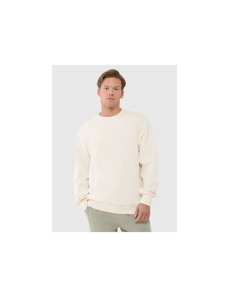 Men's oversize sweatshirt without zipper without hood 4F 4FWSS25TSWSM153680S12S