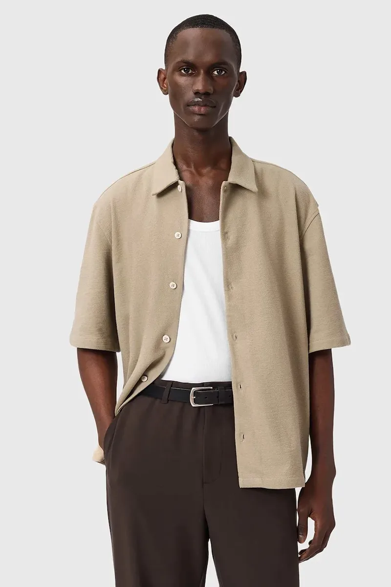 Βαμβακερό πουκάμισο AllSaints STALLON