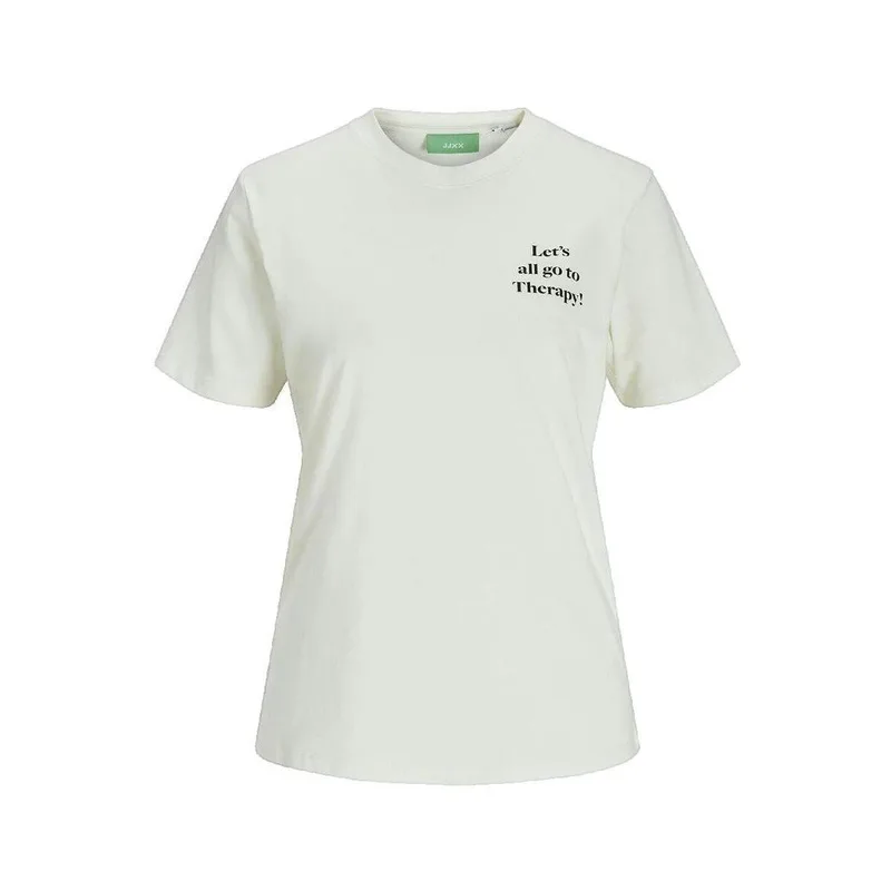 T-shirt με κοντά μανίκια Jack & Jones T-shirt JJXX Naomi beige