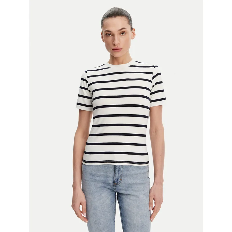French Connection T-Shirt 76QZB Λευκό Regular Fit