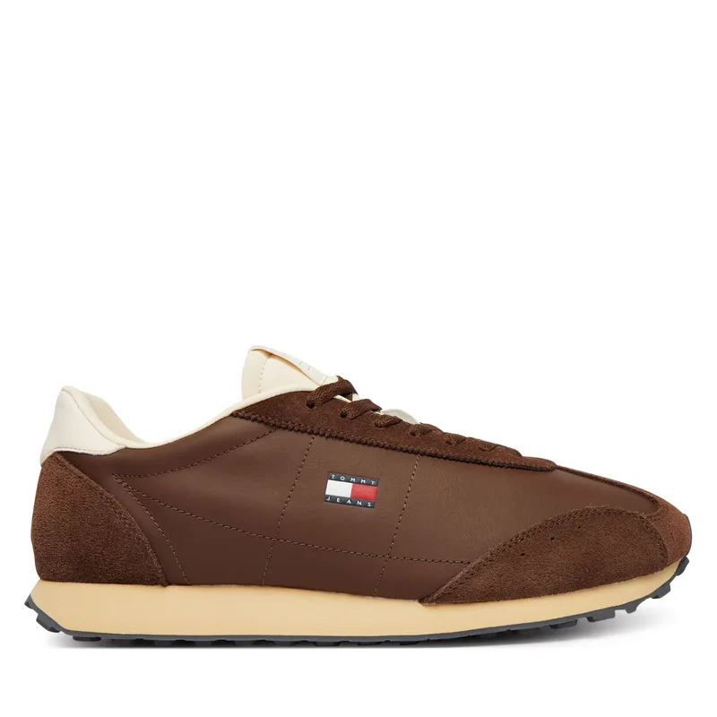 Αθλητικά Tommy Jeans Tjm Retro Runner Archive Mix Mat EM0EM01763 Καφέ