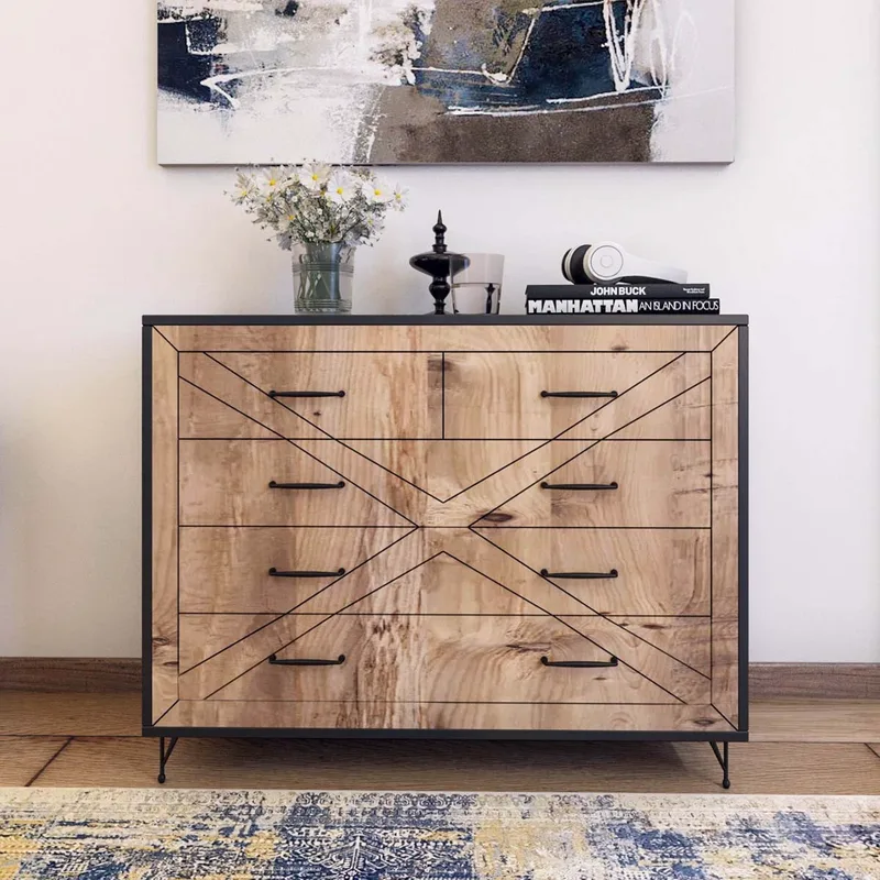 Συρταριέρα 4 Θέσεων (80x40x100) A-G Comfort 854KLN3401 Anthracite Oak