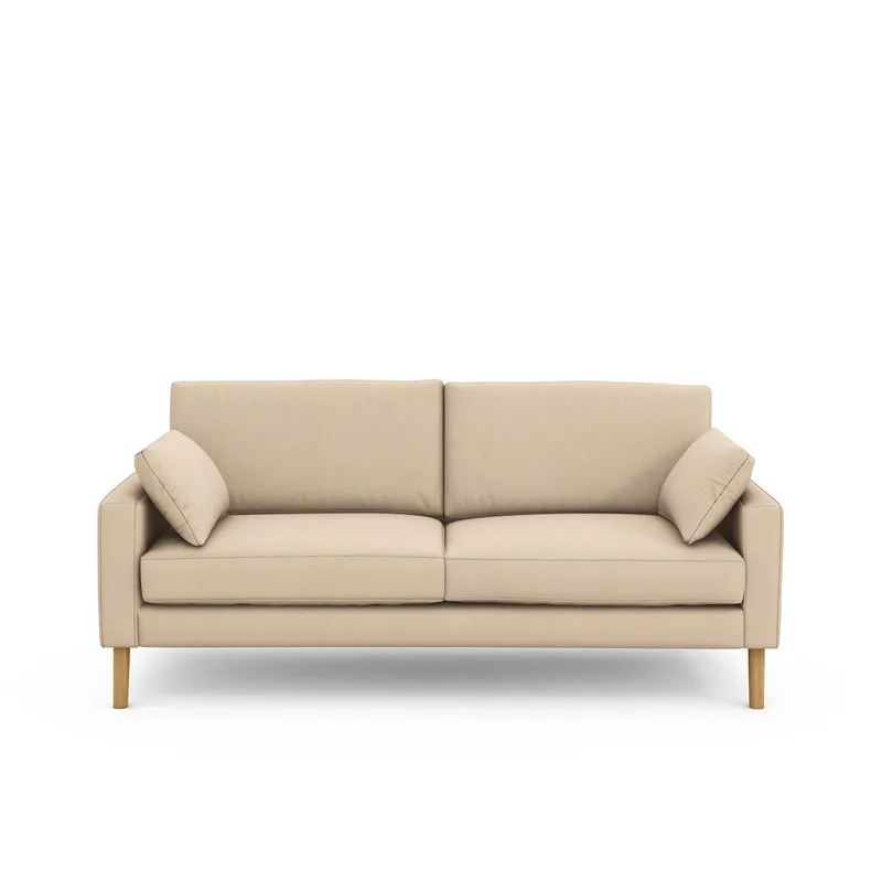Καναπές 2 ή 3 θέσεων από βαμβάκι λινό Μ90xΠ155xΥ86cm