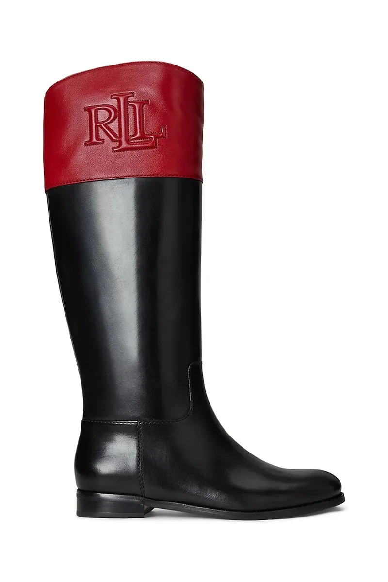 Δερμάτινες μπότες Lauren Ralph Lauren Justine II